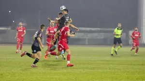 Detalj sa utakmice Sloga - Rudar (FOTO: Rade Šešlak/Sport i mladi)/Foto: 