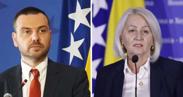 Saša Magazinović i Borjana Krišto/Oslobođenje