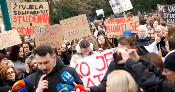 Studentski protest u Sarajevu/Damir Deljo