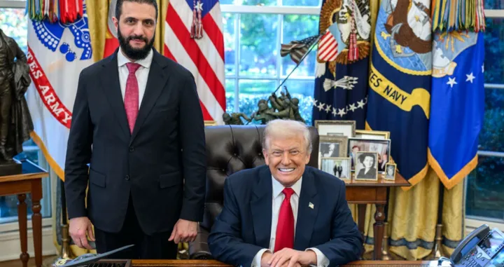 Al-Sara i Trump u Ovalnom uredu/