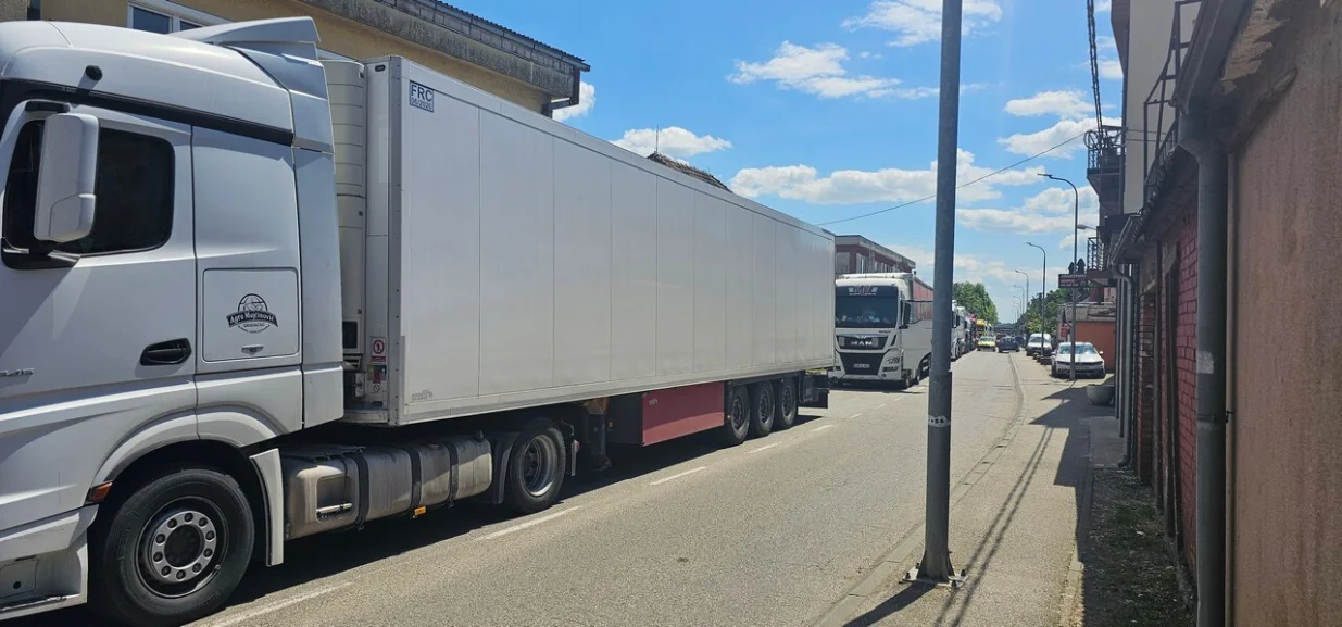 Gradiška terminal, kamioni granični prelaz/Goran Dakić/
