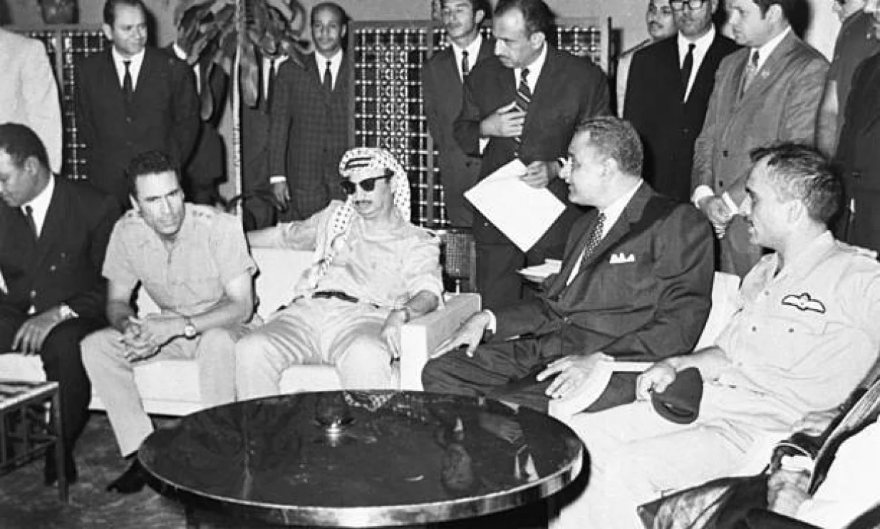 Muamer Gadafi, Jaser Arafat i Gamal Abdel Naser/Bettmann