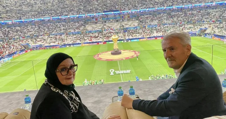 Bisera Turković i Refik Lendo u Kataru/Foto: 