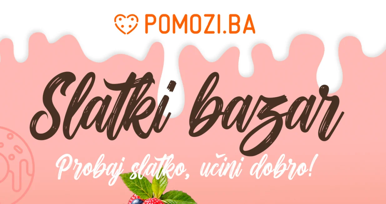 Udruženje Pomozi.ba organizuje Slatki bazar u SCC-u//