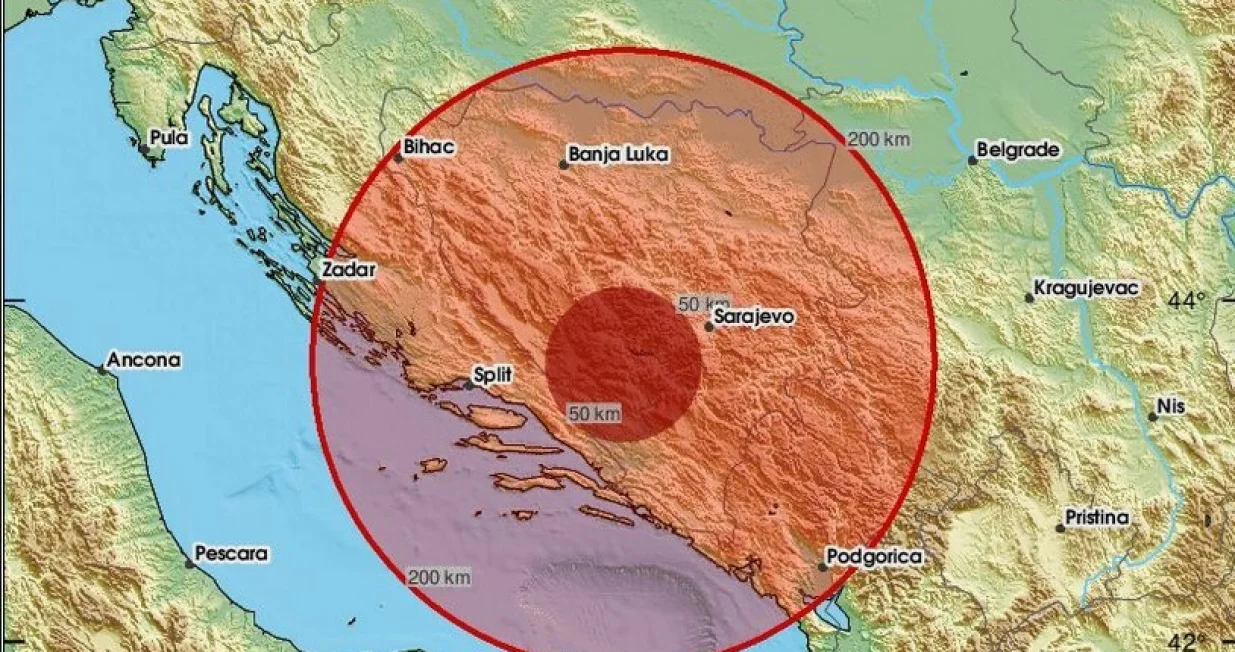 zemljotres u bih/EMSC/Emsc
