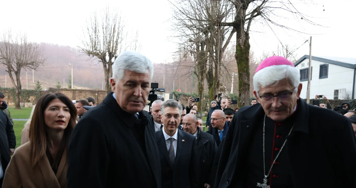 Dragan Čović, Banja Luka, dolazak Plenkovića, banjalučki biskup Željko Majić/Borislav Zdrinja