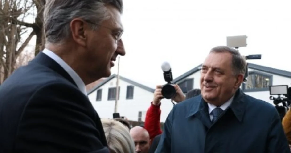 plenković se u banjoj luci susreo i sa dodikom/Screenshot