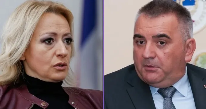 Aleksandra Pandurević i Savo Minić/