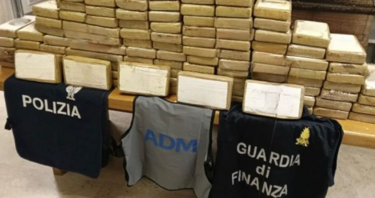Vozač iz BiH, 126 kilograma kokaina/Guardia Di Finanza