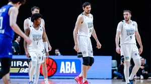 in action during AdmiralBet ABA League 2025/2026 basketball match between Perspektiva Ilirija and Buducnost VOLI in Tivoli Hall, Ljubljana, Slovenia on December 13, 2025/Foto: Ales Fevzer