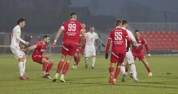 Detalj sa utakmice Sloga - Velež (FOTO: Rade Šešlak/Sport i mladi)/Foto: 