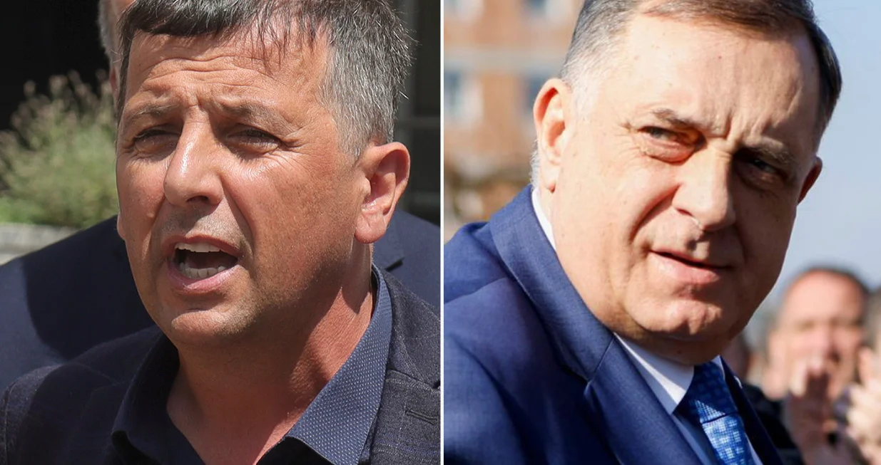 Nebojša Vukanović i Milorad Dodik/Oslobođenje/Lejla Sofradžija