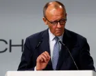 German Chancellor Friedrich Merz speaks during a groundbreaking ceremony for the IPAI CAMPUS, an artificial intelligence park, in Heilbronn, Germany, October 21, 2025. REUTERS/Heiko Becker REFILE - CHANGING FROM "EUROPE'S LARGEST ARTIFICIAL INTELLIGENCE PARK" TO "AN ARTIFICIAL INTELLIGENCE PARK"./Heiko Becker