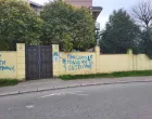 Grafiti na Ambasadi BiH u Podgorici/