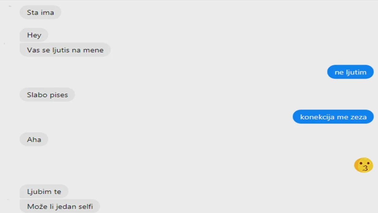 Konverzacija pedofila i žrtve/