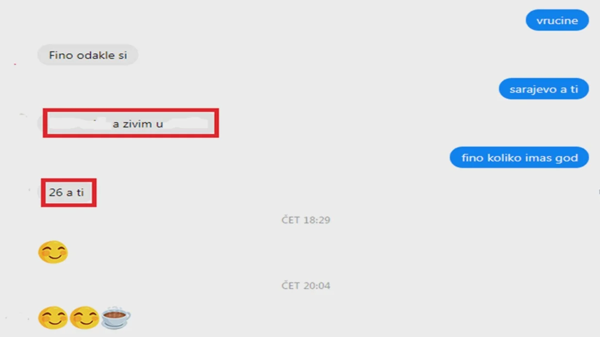 Konverzacija pedofila i žrtve/