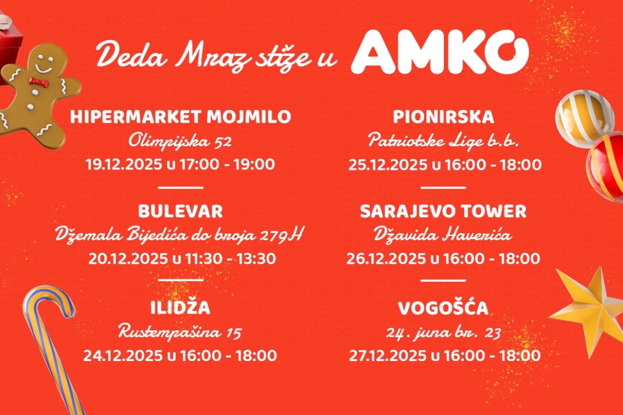 Čarolija praznika u Amko marketima/
