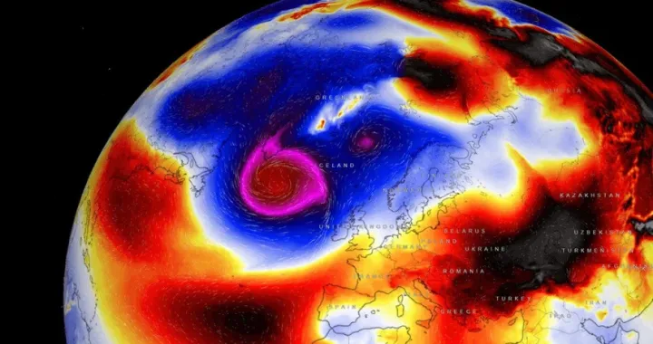 Ciklon nad sjevernim Atlantikom/Severe Weather