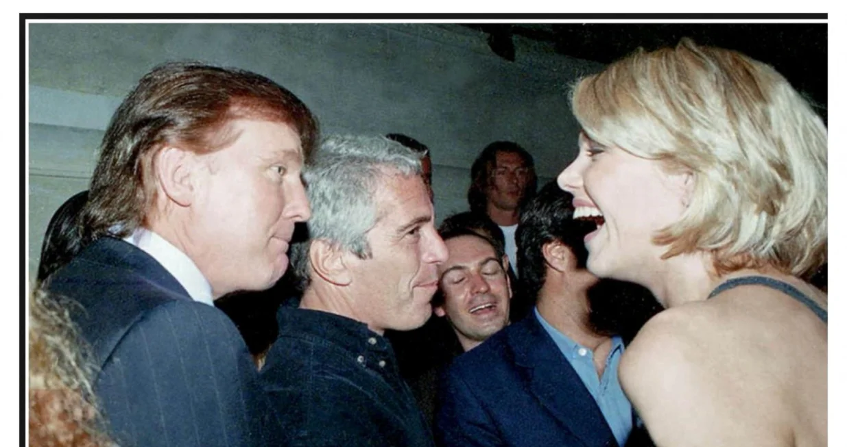 A handout photograph shows U.S. President Donald Trump with the late financier and convicted sex offender Jeffrey Epstein, from Epstein's estate, released by Democrats on the House Oversight Committee in Washington, D.C., U.S., on December 12, 2025. House Oversight Committee Democrats/Handout via REUTERS. THIS IMAGE HAS BEEN SUPPLIED BY A THIRD PARTY./House Oversight Committee Democr