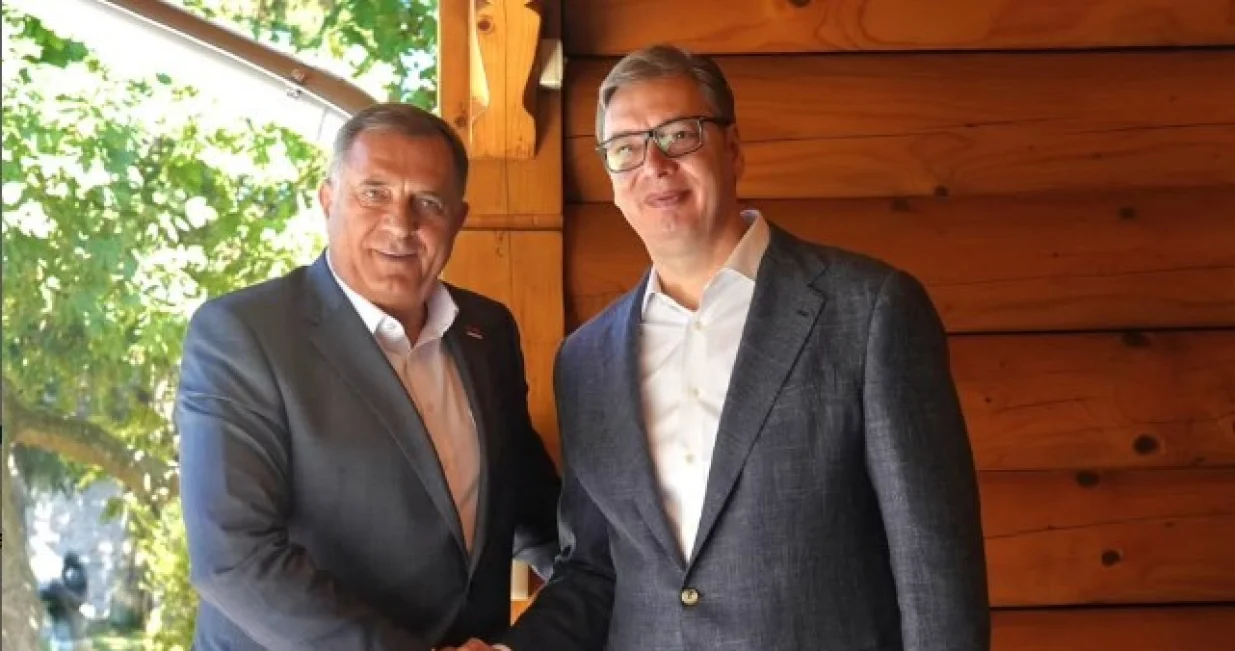 Aleksandar Vučić i Milorad Dodik/Instagram