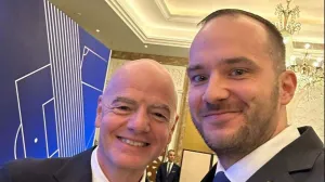 Vico Zeljković i Gianni Infantino (FOTO: Facebook)/Foto: 