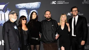 Rob Reiner, Michele Singer, Romy Reiner, Nick Reiner, Maria Gilfillan and Jake Reiner attend the Los Angeles Premiere of ''Spinal Tap II: The End Continues'' at The Egyptian Theatre in Los Angeles, California, U.S., September 9, 2025. REUTERS/Aude Guerrucci/Aude Guerrucci