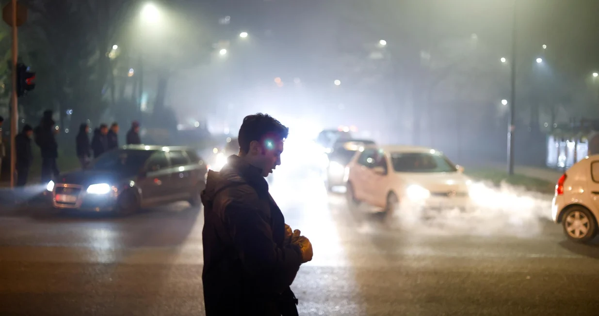 Smog po gradu i otkazivanje utakmice na Grbavici/Damir Deljo