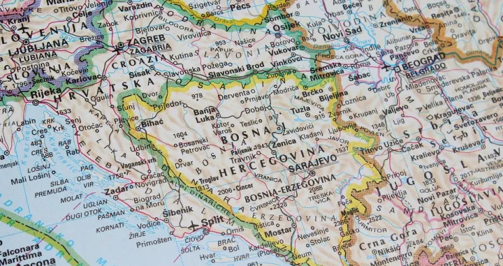 bosna, bih, mapa, atlas/