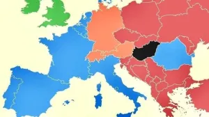 Karta koja prikazuje koliko vremena je potrebne da se nauče evropski jezici//