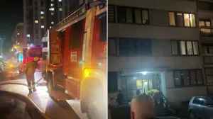 Požar na grbavici, intervencija vatrogasaca, ulica topal osman-paše, sarajevo/Screenshot