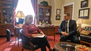 Denis Bećirović i Ann Wagner, sastanak, Washington/Prtsc