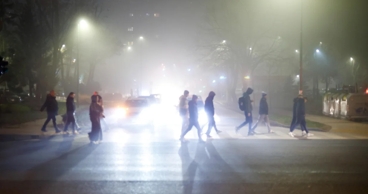 Smog po gradu i otkazivanje utakmice na Grbavici/Damir Deljo