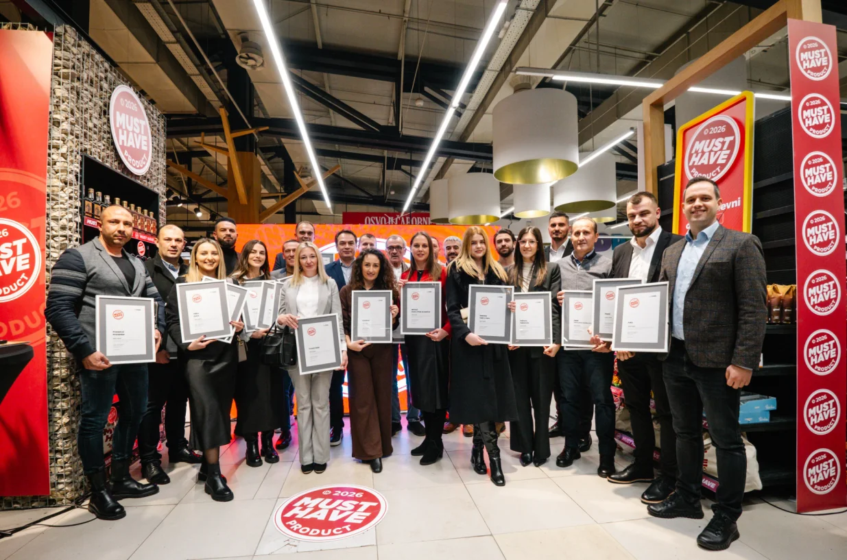 MUST HAVE priznanja za 2026. godinuStandard trži&scaron;ne izvrsnosti i povjerenja potro&scaron;ača/