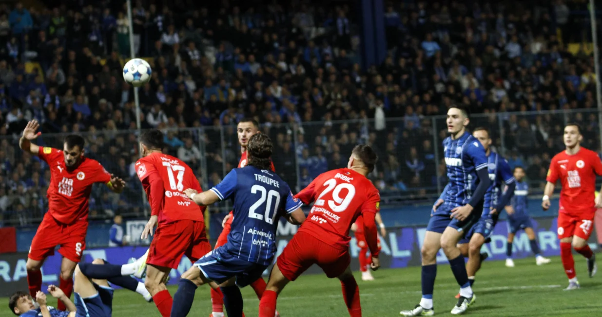 FK Željezničar - FK Velež Mostar/Foto: 