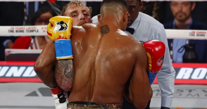 Boxing - Jake Paul v Anthony Joshua - Kaseya Center, Miami, Florida, U.S. - December 19, 2025 Jake Paul in action against Anthony Joshua REUTERS/Marco Bello/Foto: Marco Bello
