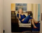 A painting of former U.S. President Bill Clinton wearing a dress is displayed inside the Manhattan home of Jeffrey Epstein in this image from the estate of late financier and convicted sex offender Jeffrey Epstein, released by the Department of Justice in Washington, D.C., U.S., on December 19, 2025. U.S. Justice Department/Handout via REUTERS THIS IMAGE HAS BEEN SUPPLIED BY A THIRD PARTY  TPX IMAGES OF THE DAY  THIS PICTURE WAS PROCESSED BY REUTERS TO ENHANCE QUALITY. AN UNPROCESSED VERSION HAS BEEN PROVIDED SEPARATELY./U.s. Justice Department