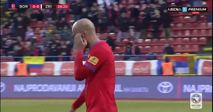 Povreda Nemanje Bilbije/Foto: 