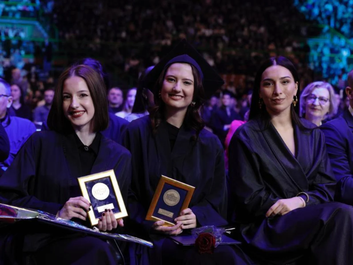 Josipa Bo&scaron;njak, najbolja studentica na UNSA; promocija i dodjela diploma za 3.547 diplomanata i magistranata/Vanja Ćerimagić