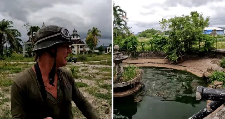 BRITANSKI YouTuber i urbani istraživač Sean King doživio je &scaron;ok života kada je u napu&scaron;tenom zoolo&scaron;kom vrtu na Tajlandu/Screenshot