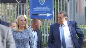 Obraćanje Predsjednika RS-a Milorada Dodika nakon ročišta u Sudu Bih/Senad Gubelić