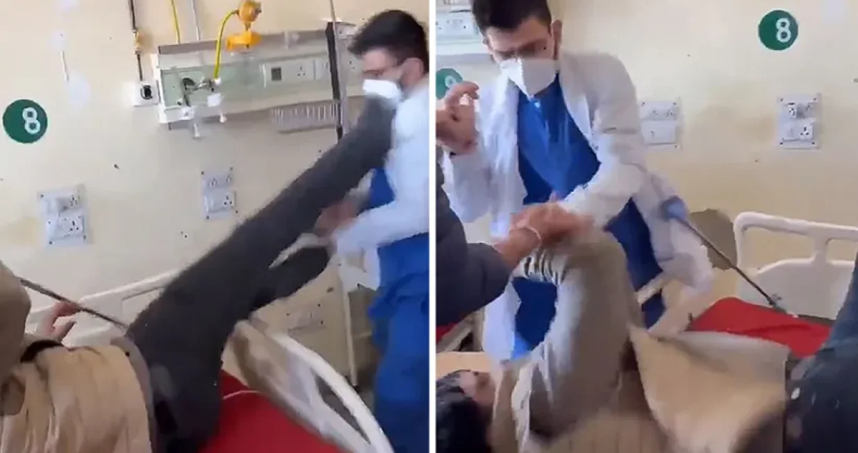 Doktor, pacijent, tuča/Prtsc