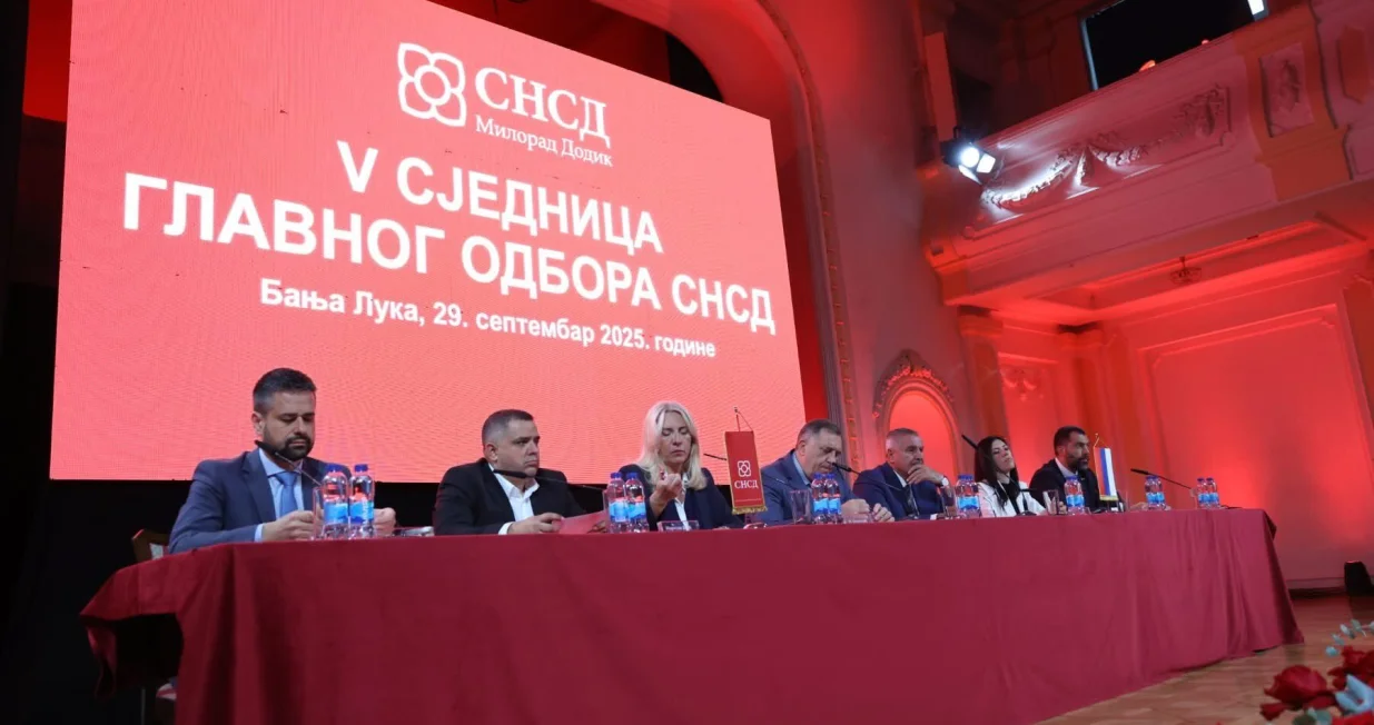 Glavni odbor SNSD-a uoči prijevremenih izbora za predsjednika Republike Srpske/