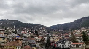 Oblačno vrijeme panorama Sarajeva/Damir Deljo