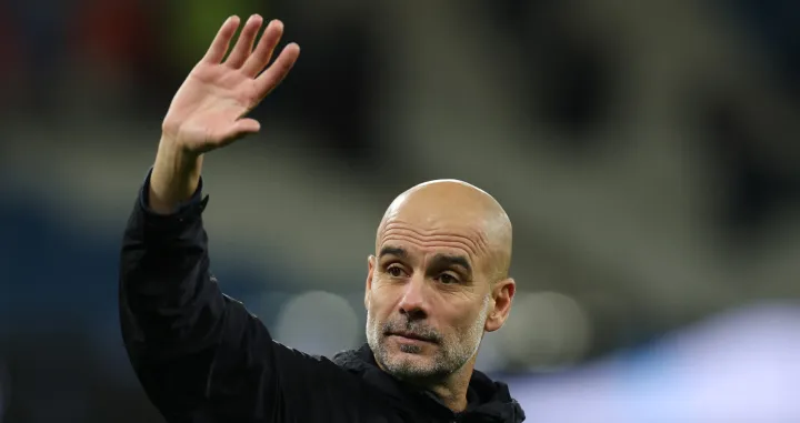 Soccer Football - Premier League - Manchester City v West Ham United - Etihad Stadium, Manchester, Britain - December 20, 2025 Manchester City manager Pep Guardiola celebrates after the match REUTERS/Phil Noble EDITORIAL USE ONLY. NO USE WITH UNAUTHORIZED AUDIO, VIDEO, DATA, FIXTURE LISTS, CLUB/LEAGUE LOGOS OR 'LIVE' SERVICES. ONLINE IN-MATCH USE LIMITED TO 120 IMAGES, NO VIDEO EMULATION. NO USE IN BETTING, GAMES OR SINGLE CLUB/LEAGUE/PLAYER PUBLICATIONS. PLEASE CONTACT YOUR ACCOUNT REPRESENTATIVE FOR FURTHER DETAILS../Foto: Phil Noble