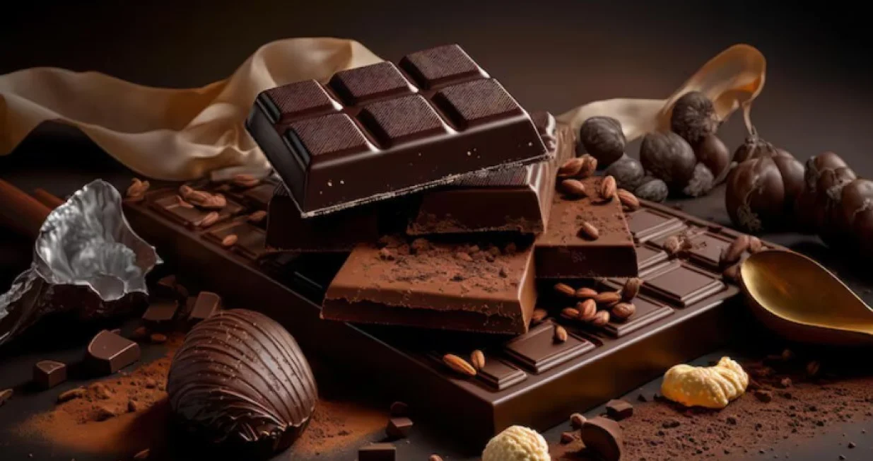 čokolada, praline ilustracija/Freepik