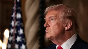 U.S. President Donald Trump attends a press conference, as he makes an announcement about the Navy's "Golden Fleet" at Mar-a-lago in Palm Beach, Florida, U.S., December 22, 2025. REUTERS/Jessica Koscielniak/Jessica Koscielniak