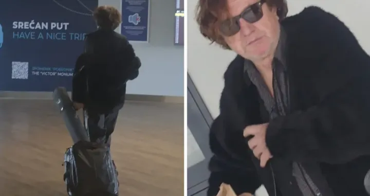 Goran Bregović, bunda, aerodrom Beograd/Telegraf.rs