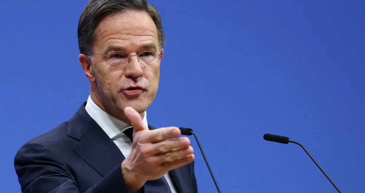 NATO Secretary General Mark Rutte holds a press conference, on the eve of a NATO Foreign Ministers' meeting, at the Alliance's headquarters in Brussels, Belgium December 2, 2025. REUTERS/Yves Herman/Yves Herman