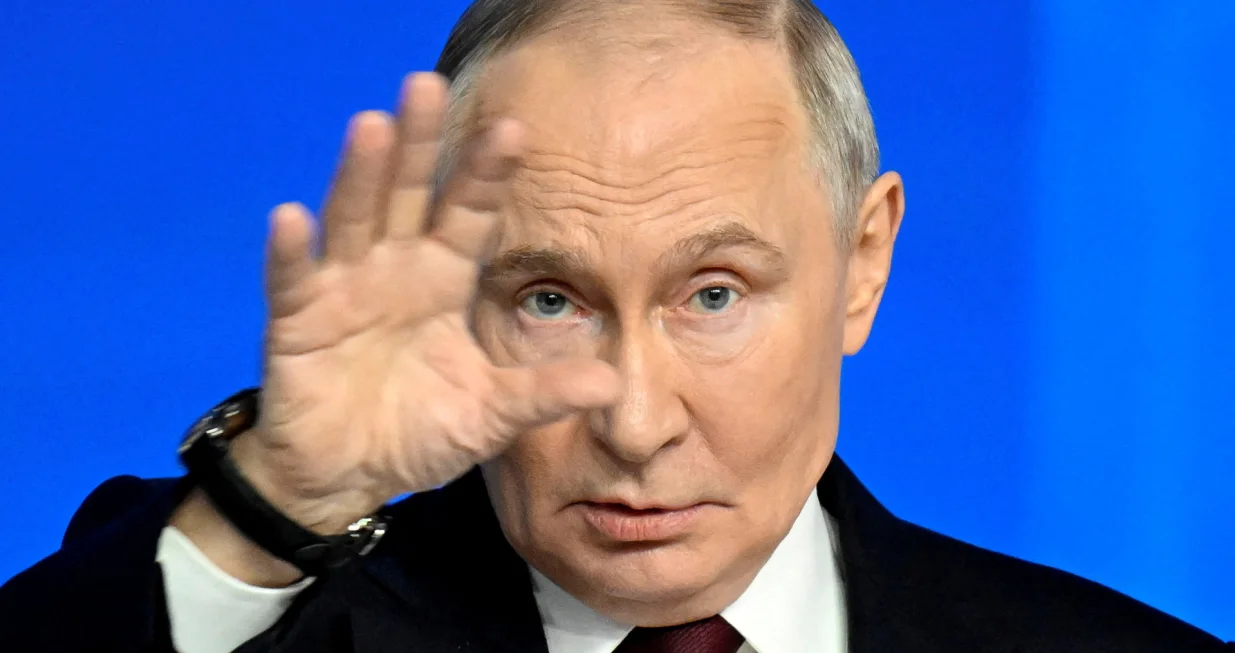 Russian President Vladimir Putin holds his annual end-of-year press conference in Moscow, Russia December 19, 2025. Alexander Nemenov/Pool via REUTERS  TPX IMAGES OF THE DAY/Alexander Nemenov