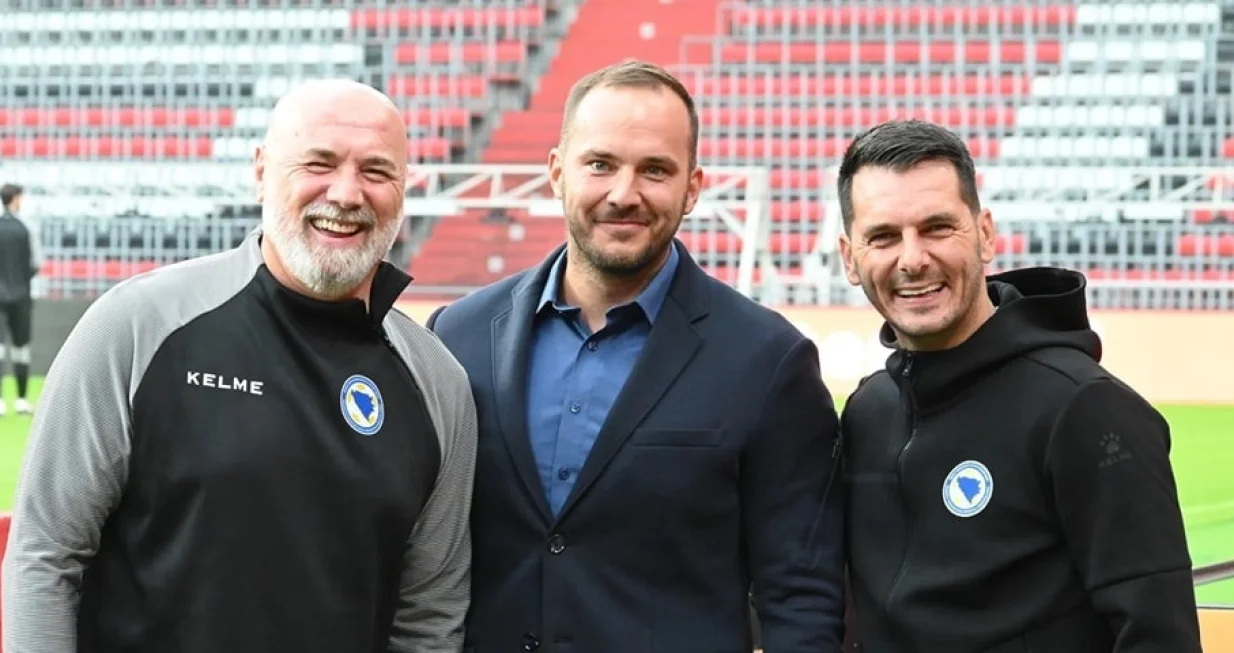 Sergej Barbarez, Vico Zeljković i Emir Spahić/Foto: 